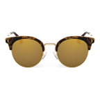 BILOXI | Women Half Frame Round Cat Eye Polarized Sunglasses