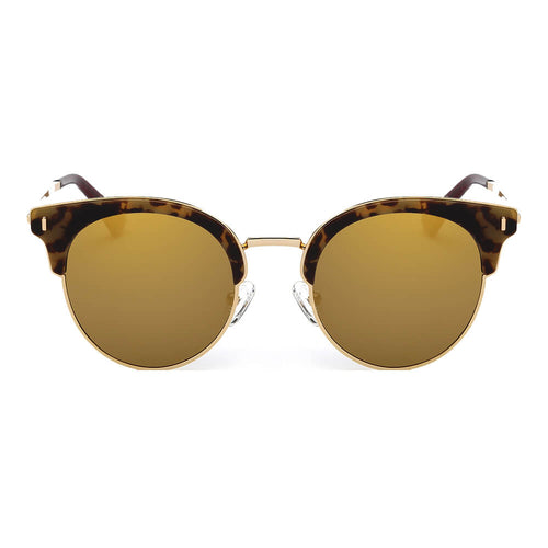 BILOXI | Women Half Frame Round Cat Eye Polarized Sunglasses