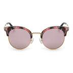 BILOXI | Women Half Frame Round Cat Eye Polarized Sunglasses