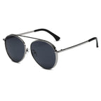 BETHEL | Retro Mirrored Lens Teardrop Aviator Sunglasses