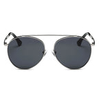 BETHEL | Retro Mirrored Lens Teardrop Aviator Sunglasses