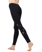 Women's Seamless Breathable Leggings with Wide Waistband