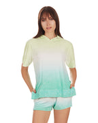 Women's Dip Dye Ultra Soft Yummy Terry Lounge Shorts