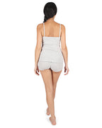 Women's Pointelle Rib Seamless Form Fitting Shortie