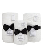 Women's Marshmallow Soft Cable Knit Drawstring Shorts