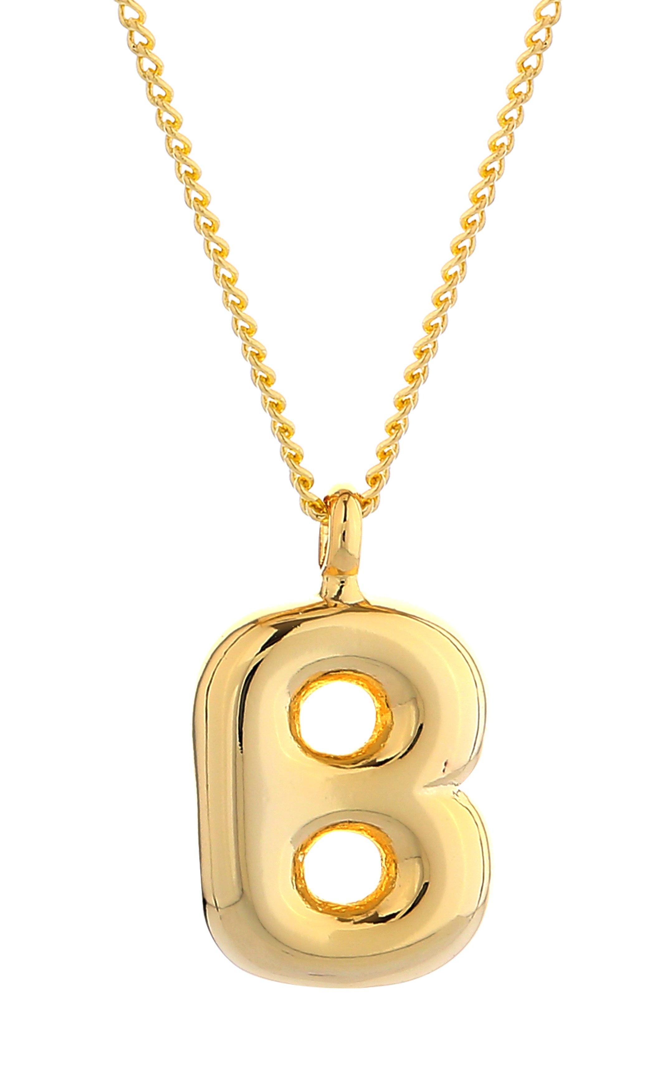 14K Gold Dipped Mini Bold initial Necklace