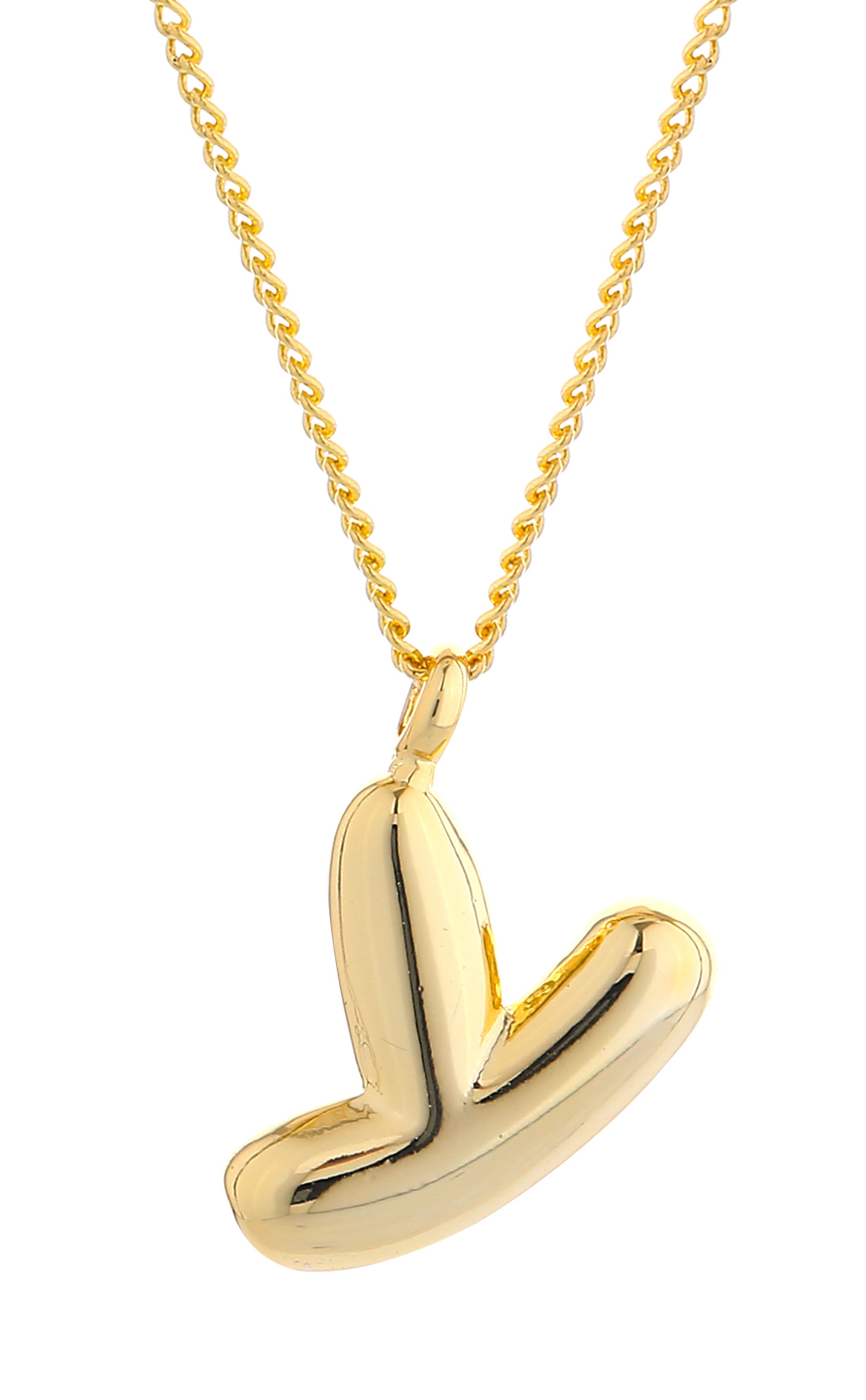 14K Gold Dipped Mini Bold initial Necklace