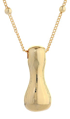 14K Gold Dipped Bold initial Necklace