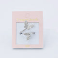 Dainty Twisted Butterfly Silver Ring