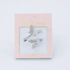 Dainty Twisted Butterfly Silver Ring