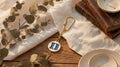 Small Gold Duke Blue Devils Logo Keychain