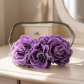 Purple Artificial Flower Headband