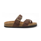 GIAN-280 Women's Slide Sandal With Strap and Buckle
