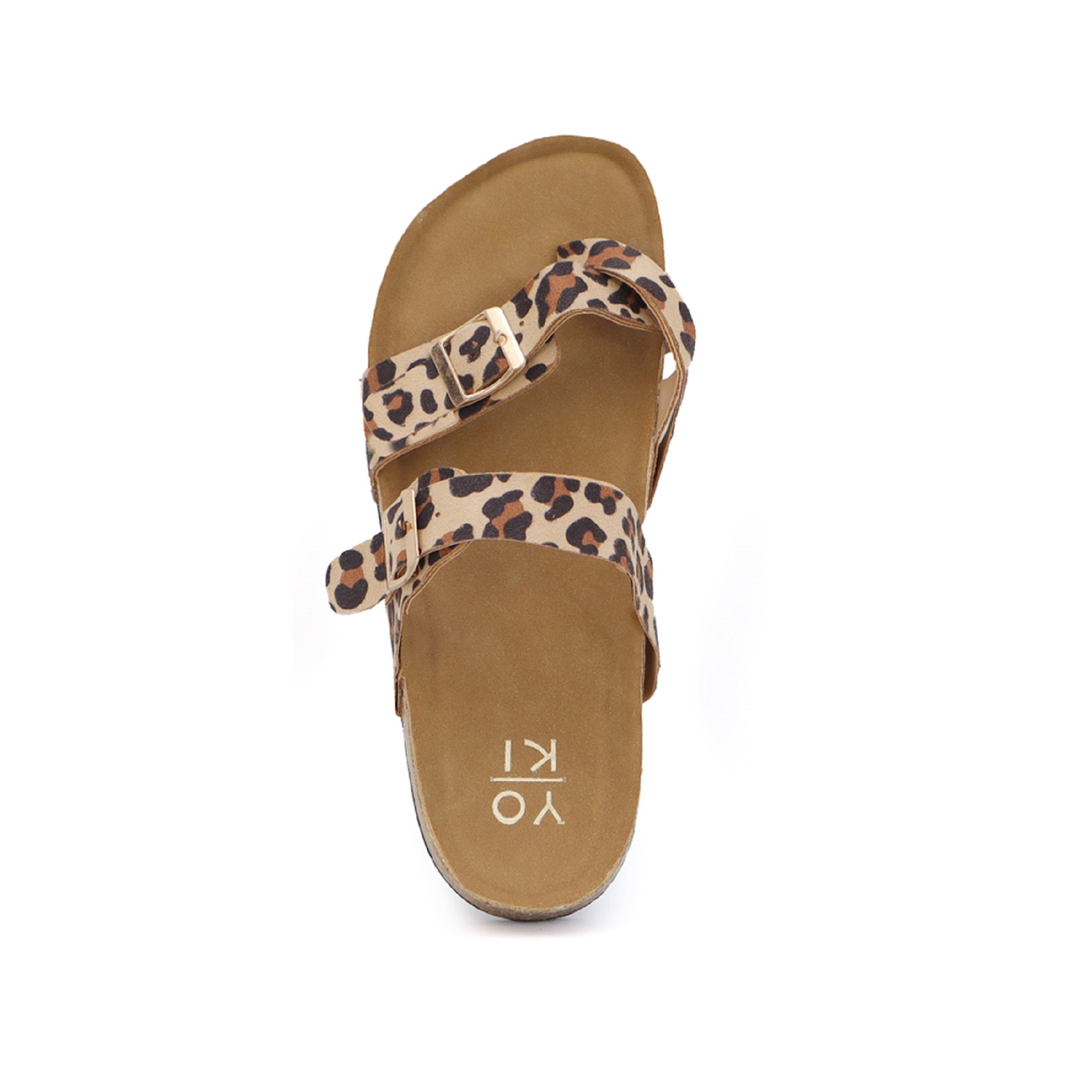 GIAN-280 Women's Slide Sandal With Strap and Buckle