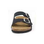 GIAN-91 Women's PU Sandal With Two Piece Upper and Buckle