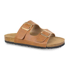 GIAN-91 Women's PU Sandal With Two Piece Upper and Buckle