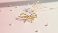 Gold Bow Hair Clip
