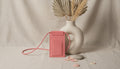 Soft Pink Minimalist Phone Crossbody Bag
