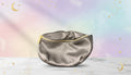 Metallic Leather Waist Bag with Gold Zipper