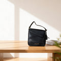Alexis Bendel Black Vegan Leather Satchel