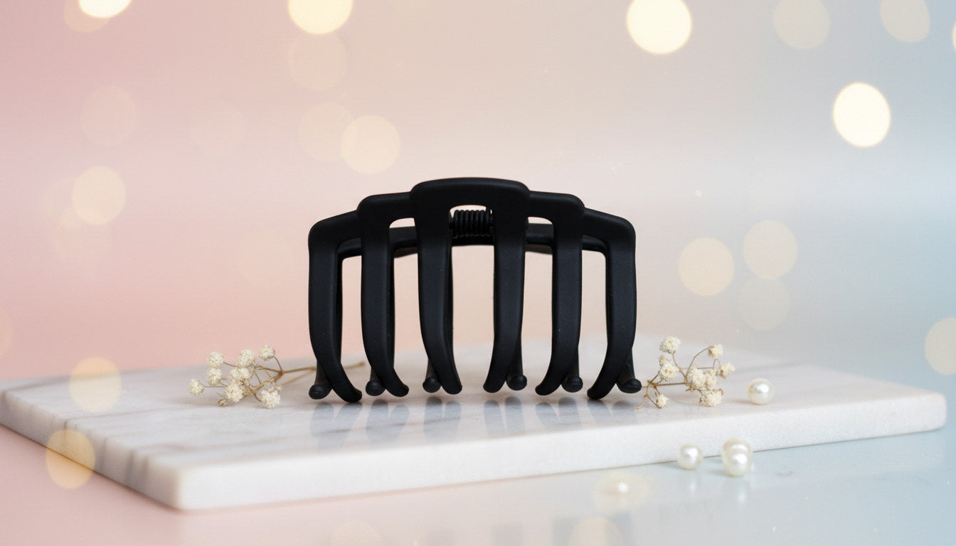 Medium Black Hair Clamp