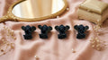 Mini Black Hair Clamp. Pack of 8