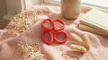 Dark Pink Fabric Hair Band. Pack of 8