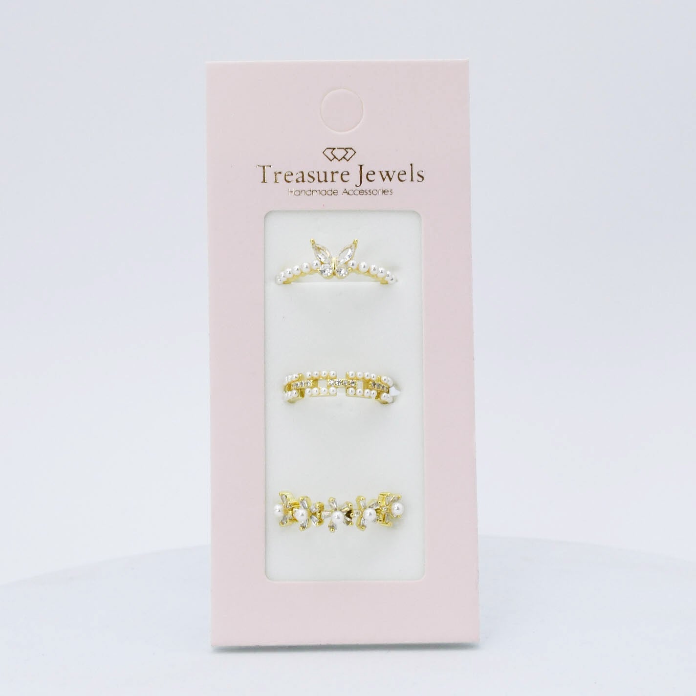 Harmony Pearl Ring Set