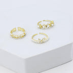 Harmony Pearl Ring Set