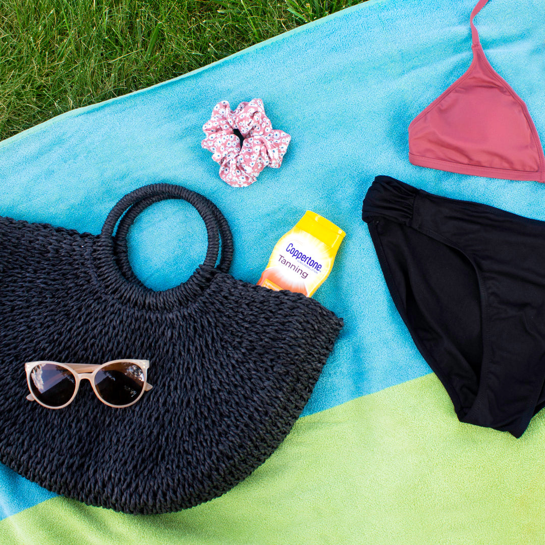 Sandy Straw Tote