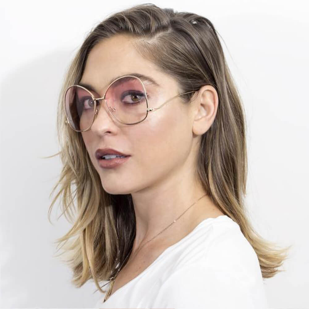 EUGENE | Women's Trendy Oversized Pantone Lens Sunglasses