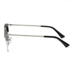 BILOXI | Women Half Frame Round Cat Eye Polarized Sunglasses
