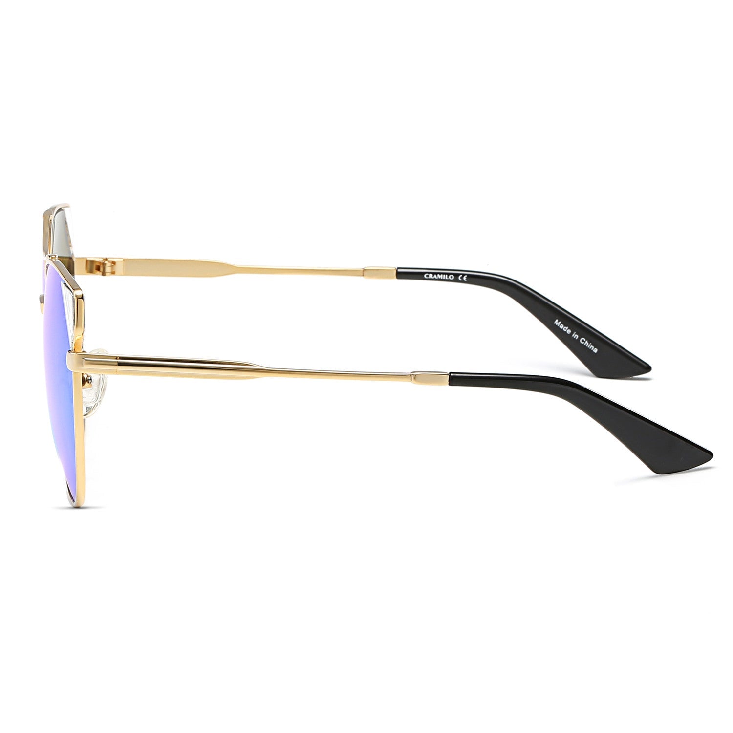 ASPEN | Womens Trendy Mirrored Lens Cat Eye Sunglasses