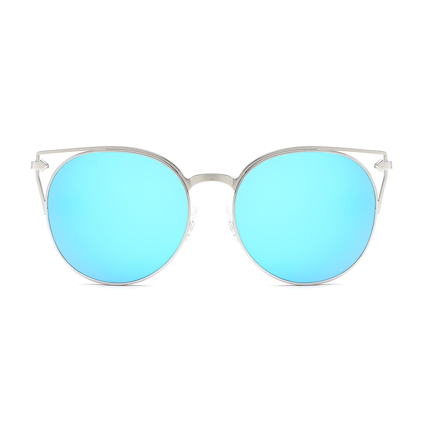 CLAYTON | Women Round Petite Cat Eye Sunglasses Circle