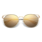 CLAYTON | Women Round Petite Cat Eye Sunglasses Circle