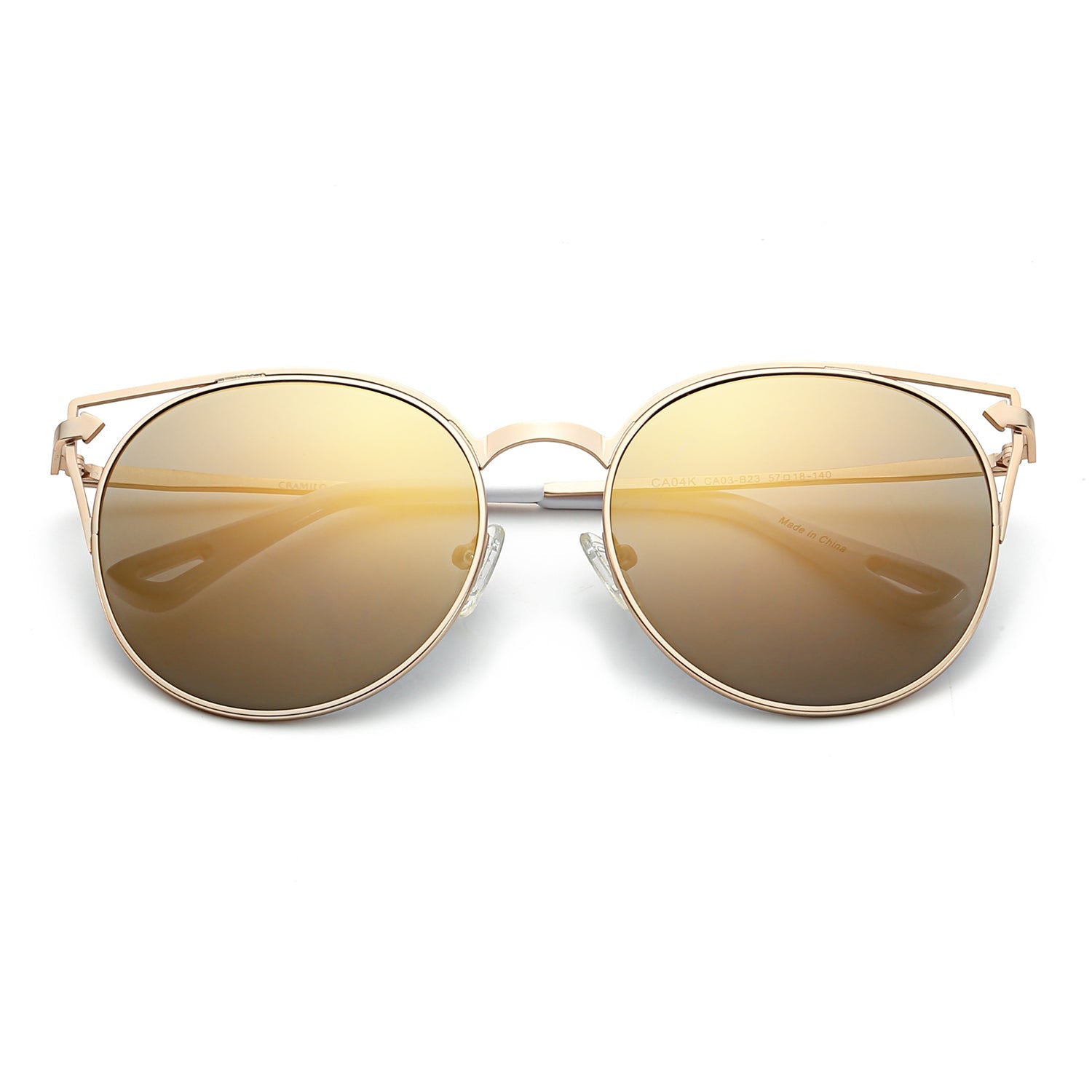 CLAYTON | Women Round Petite Cat Eye Sunglasses Circle