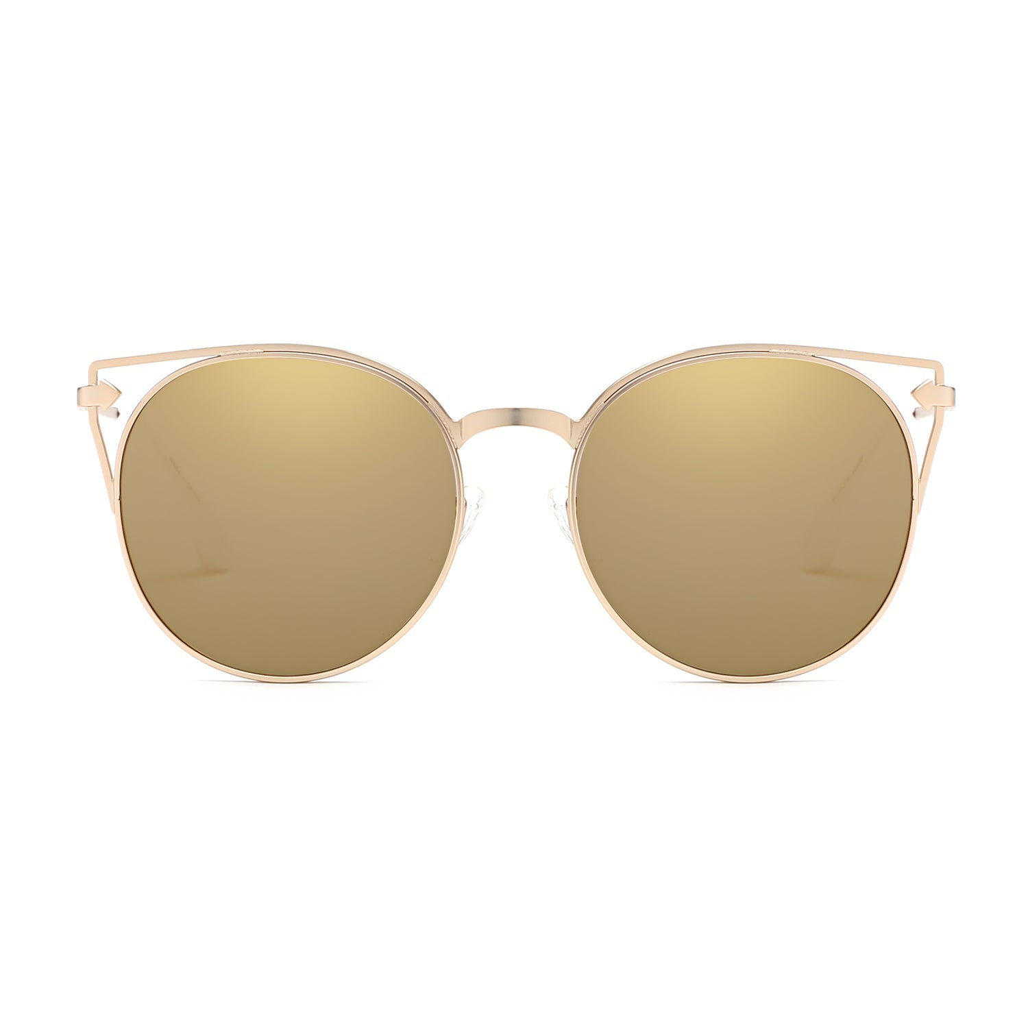 CLAYTON | Women Round Petite Cat Eye Sunglasses Circle
