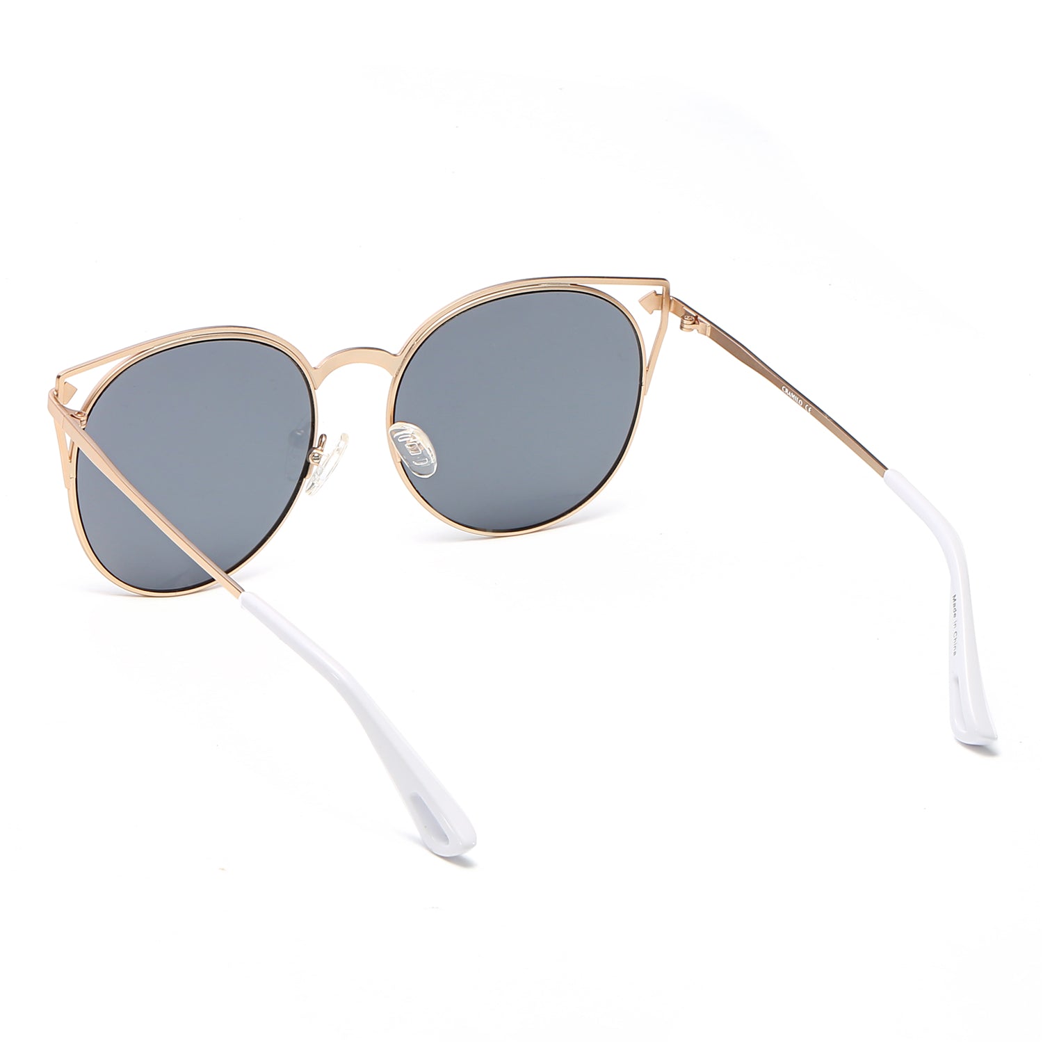 CLAYTON | Women Round Petite Cat Eye Sunglasses Circle