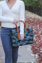 Quilted Structured Book Tote