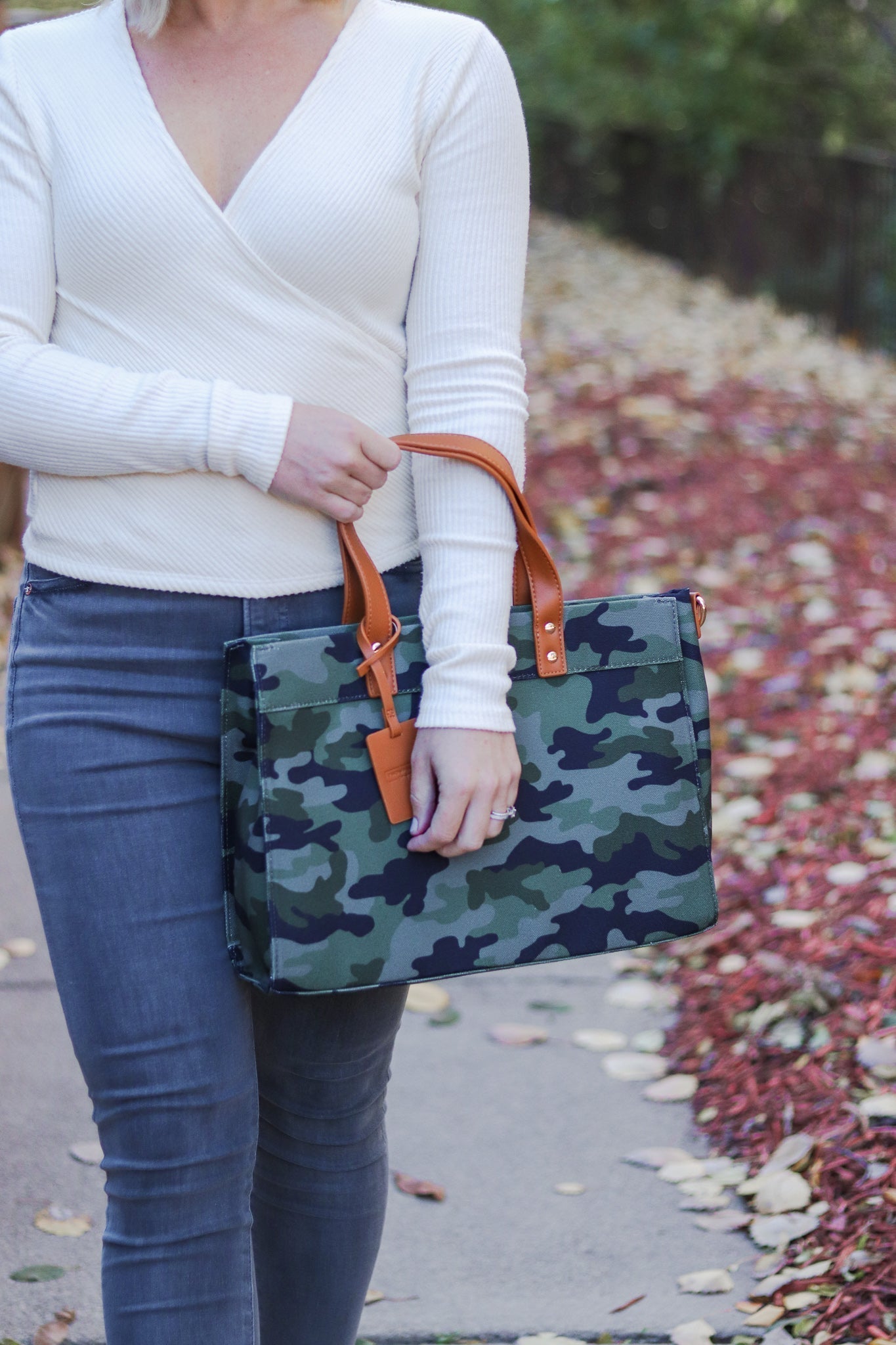 Quilted Structured Book Tote