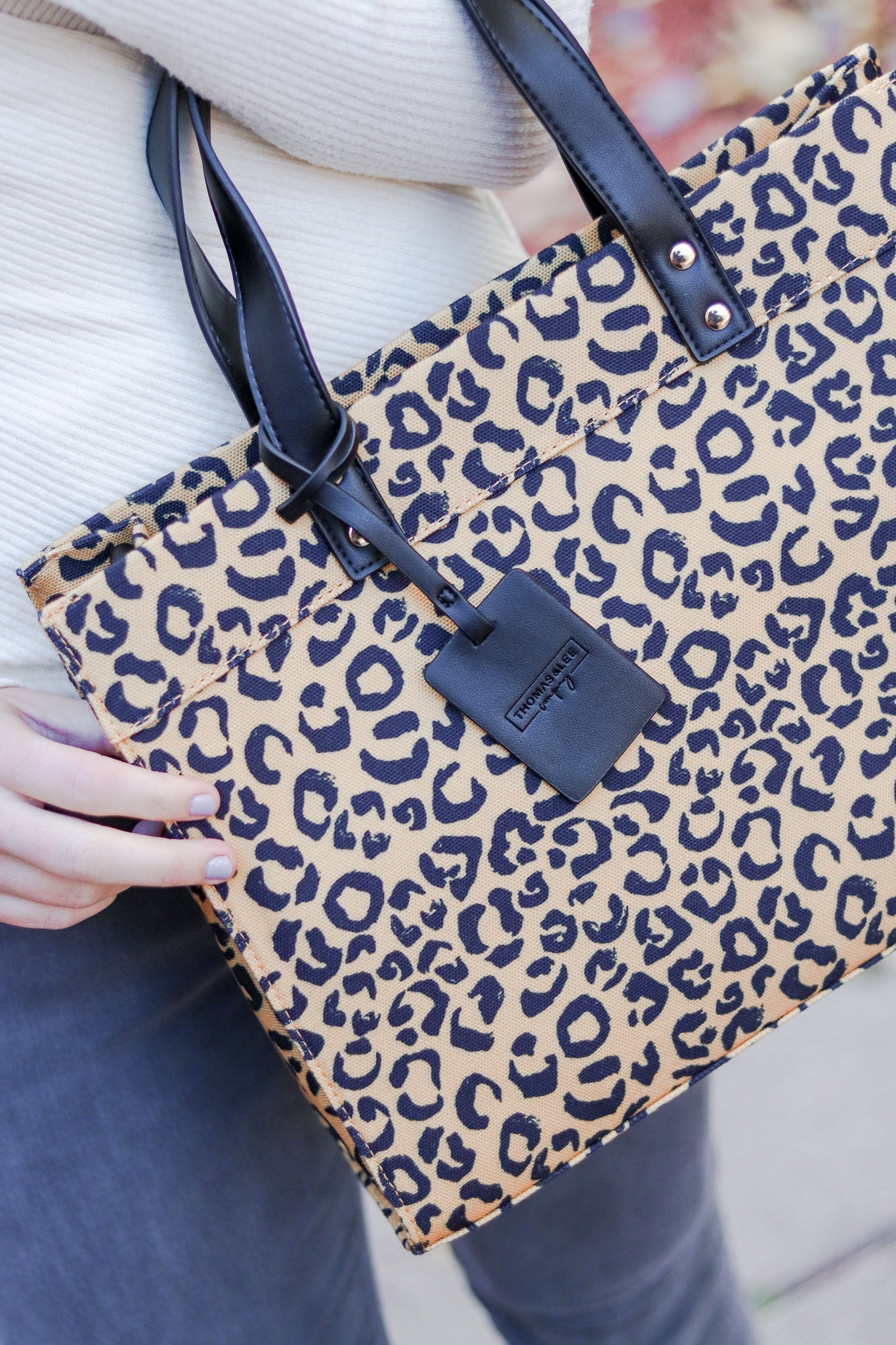 Quilted Structured Book Tote