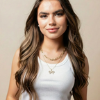 Gold Long and short 2 Layer Chain Necklace with Bow Charm