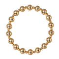 18K Gold Plated Ball Beaded Stretch Bracelet