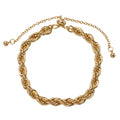 18K Gold Plated Rope Chain Bracelet