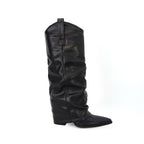 KWEEN Women's Western Boot With Pull Tab