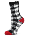 Women's Classic Buffalo Plaid Cozy Crew Socks