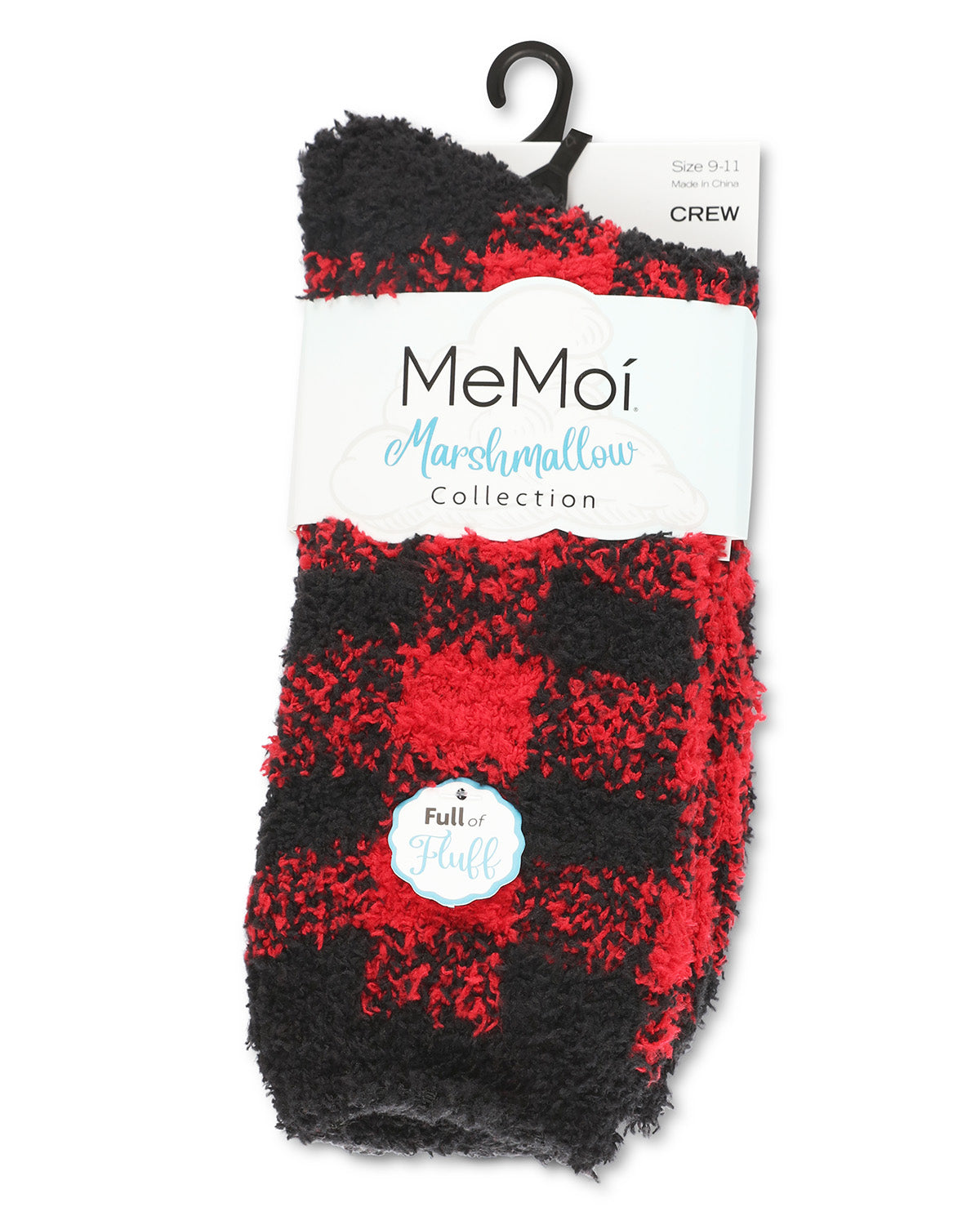 Women's Classic Buffalo Plaid Cozy Crew Socks
