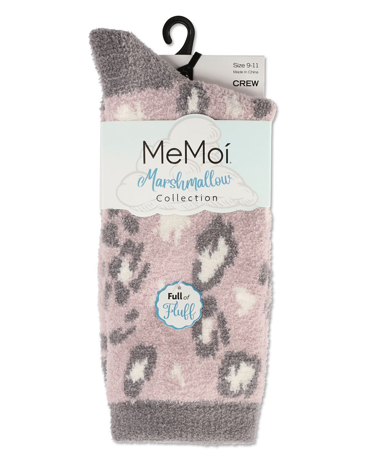 Women's Leopard Super Soft Cozy Crew Socks