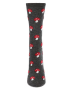 Women's Soft Mushroom Cashmere Crew Socks