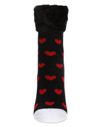 Women's Hearts Plush Cabin Socks